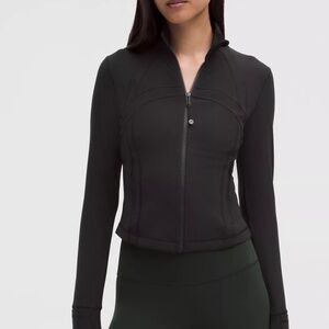Lululemon Black Define Cropped Jacket Nulu